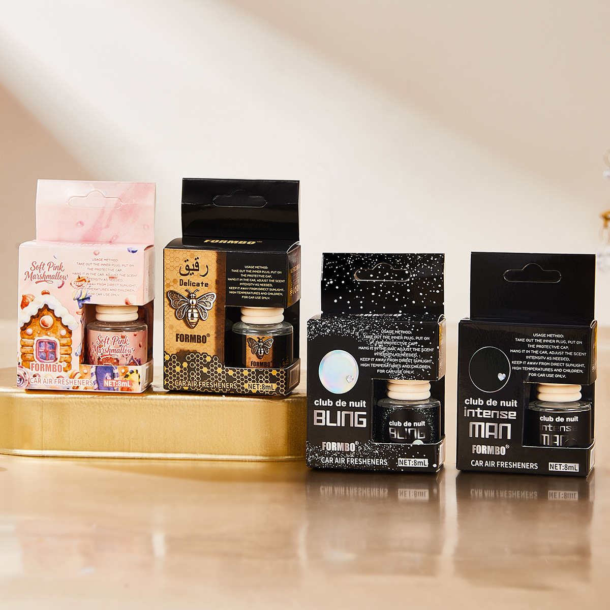 Perfume Aqua Fragrance - Zawieszany zapach do samochodu, 4 dostępne