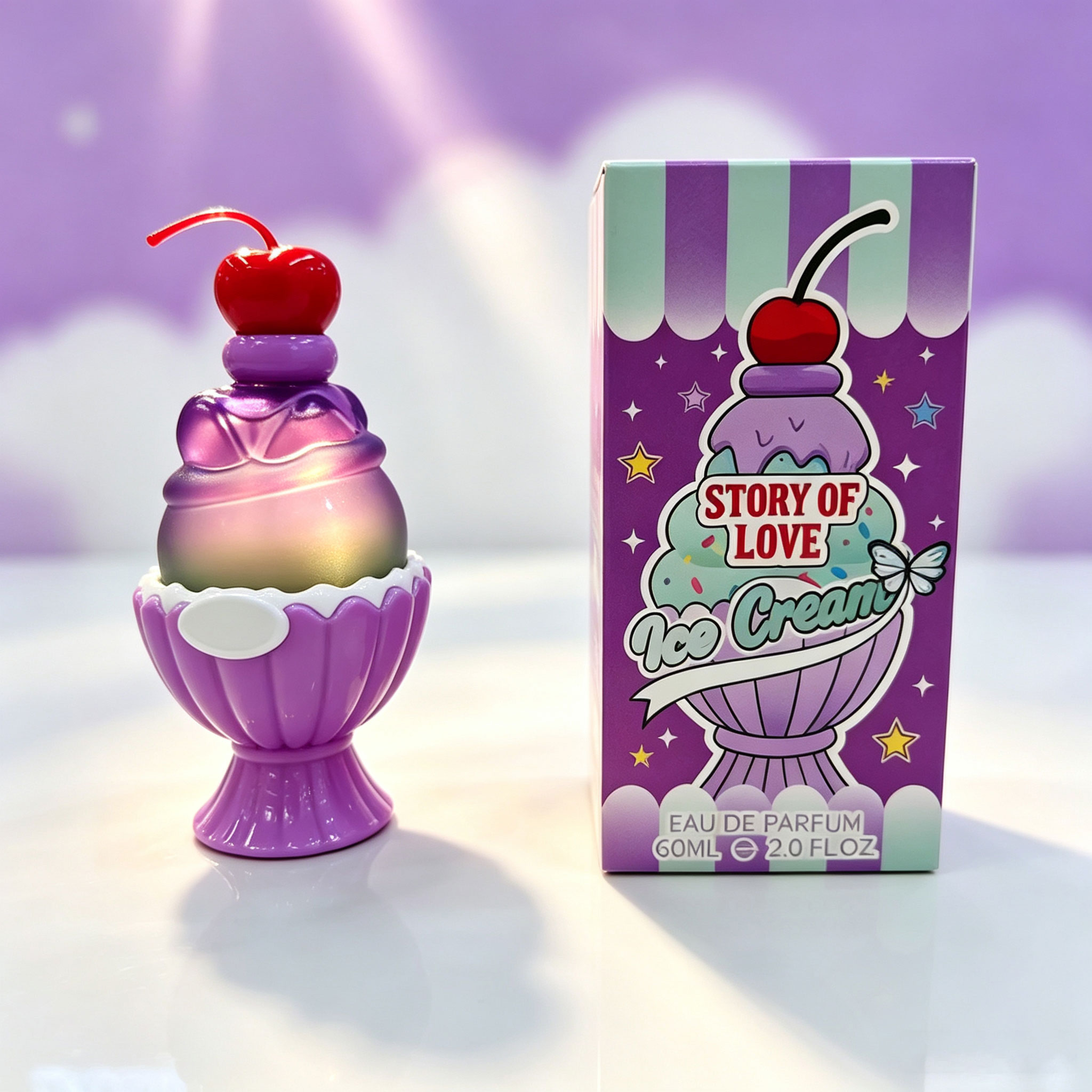 Perfume Fragrance For Girls - Urocza woda perfumowana w kształcie lodów
