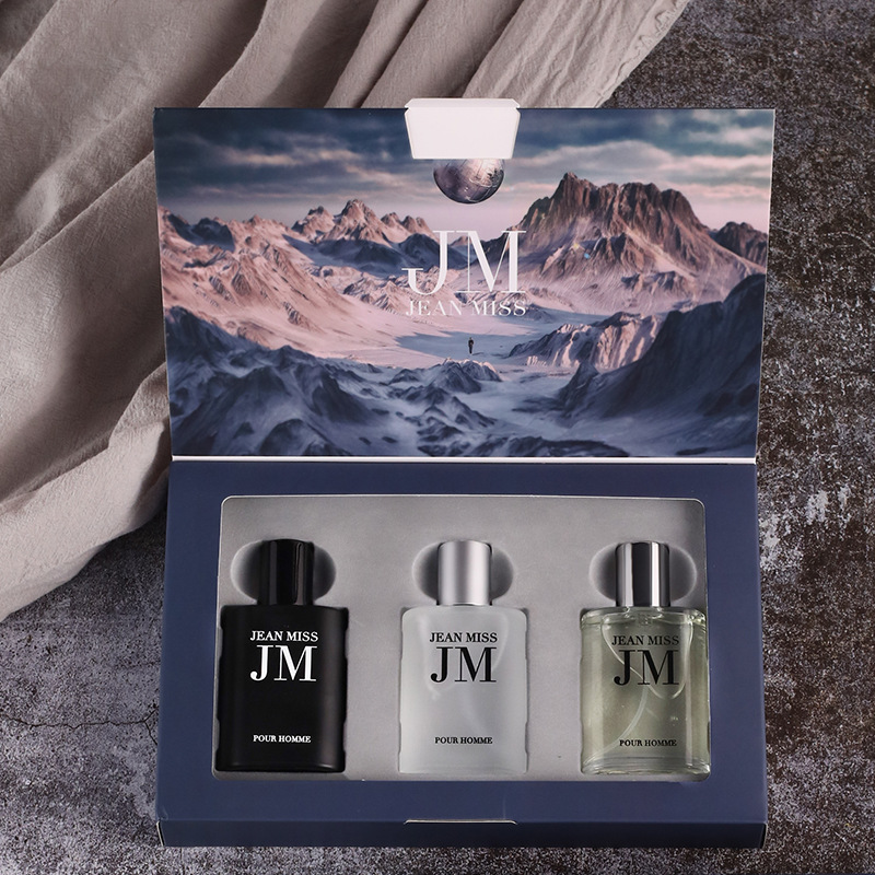 Perfume Fragrance Blue - 3-częściowy zestaw prezentowy męskiej wody toaletowej,