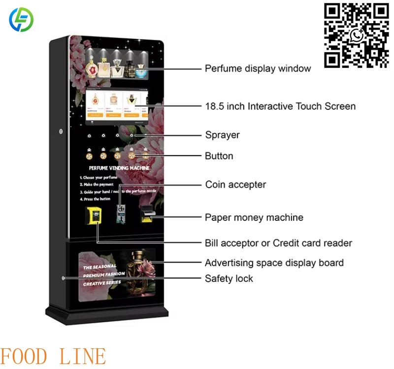 Dostosowywana Popularna Hurtow – Perfume Fragrance Vending Machine recenzja i cena