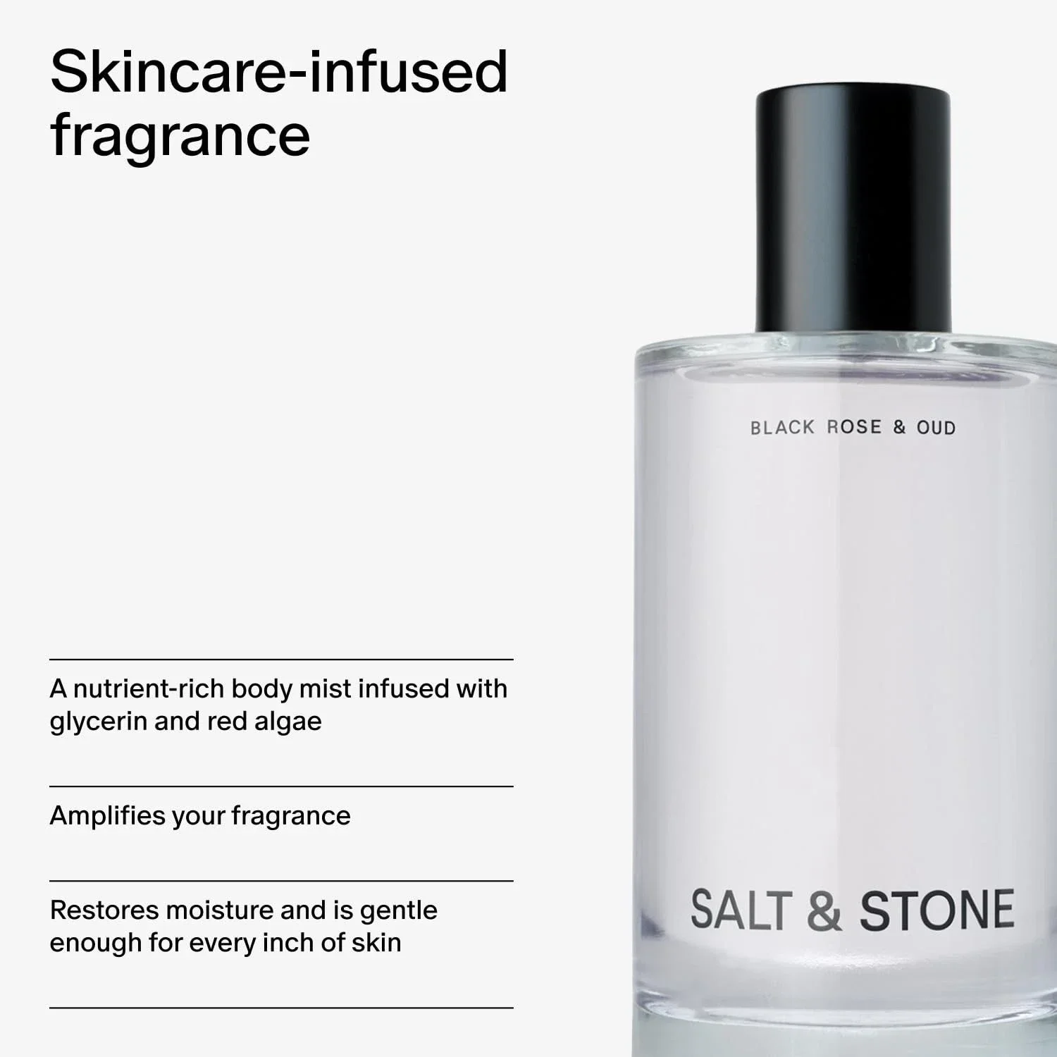 SALT & STONE Black Rose & Oud  – Fragrance Long Lasting Perfume recenzja i cena