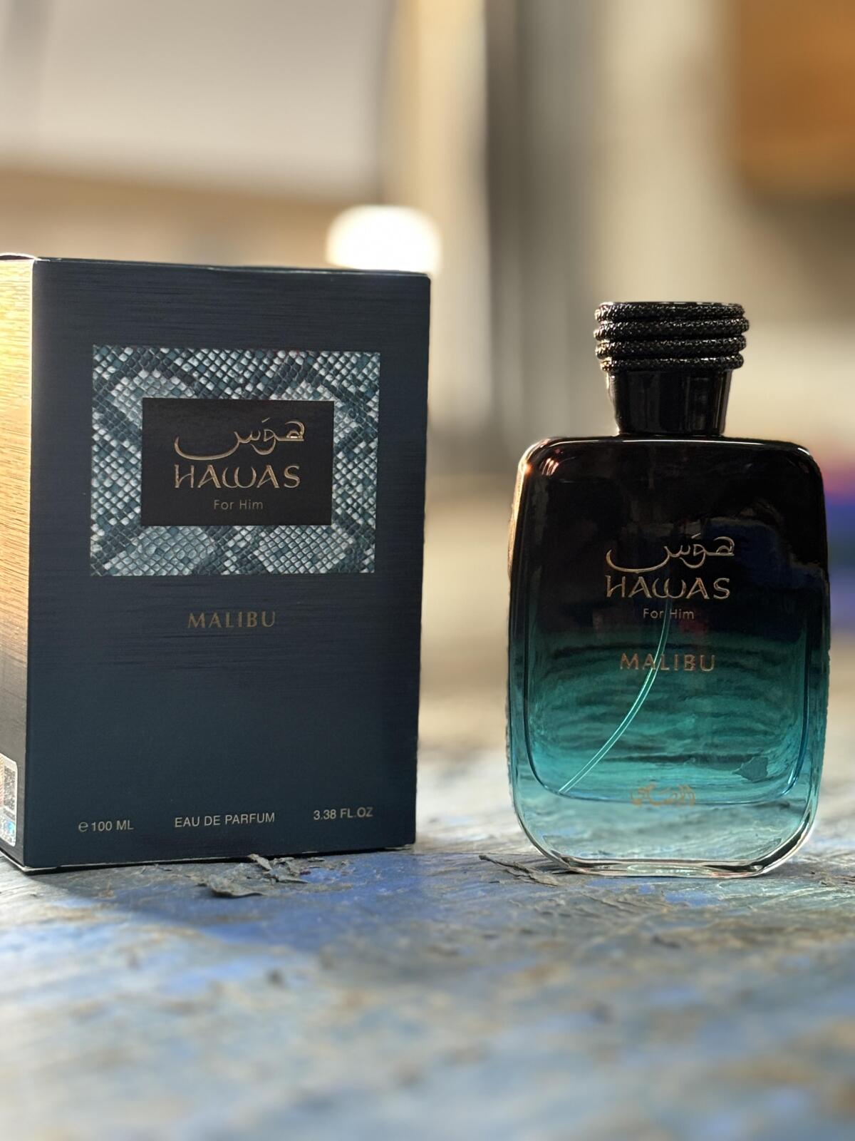 Rasasi Hawas Malibu For Him ED – Perfume Fragrance Blue recenzja i cena