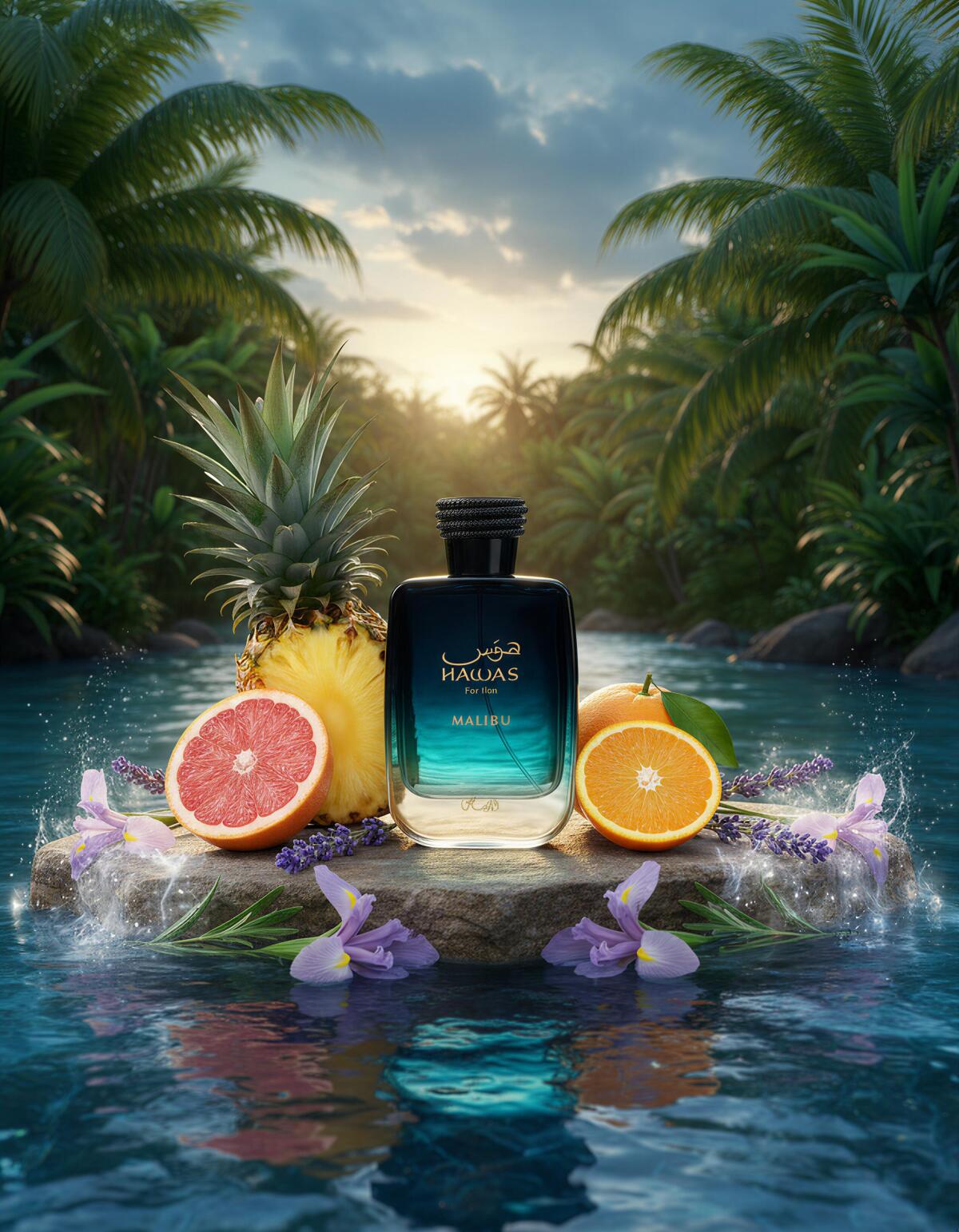 Rasasi Hawas Malibu For Him ED – Perfume Fragrance Blue recenzja i cena