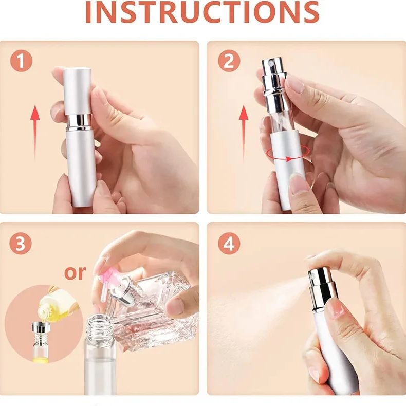 4 szt. + 4 akcesoria 5 ml prze – Perfume Fragrance Vending Machine recenzja i cena