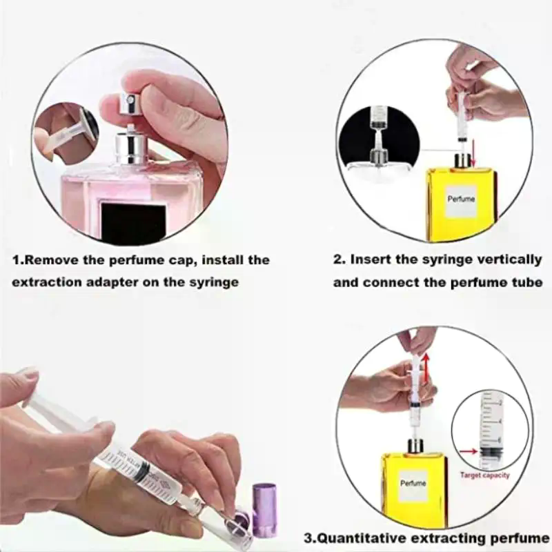 1/3 szt. Strzykawka plastikowa – Perfume Fragrance Vending Machine recenzja i cena