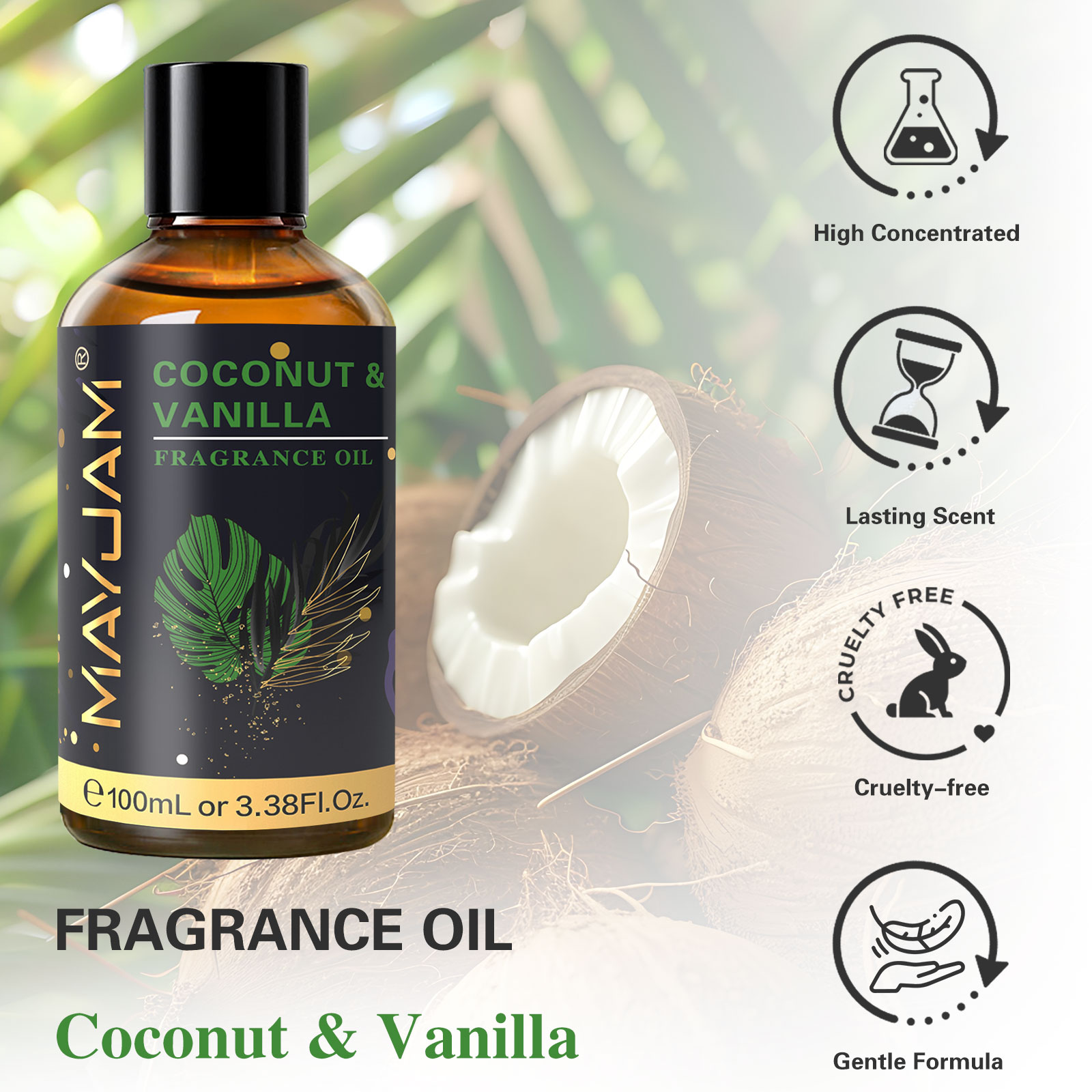 MAYJAM Kokosowo-Waniliowy Olej – Amber Musk Oil recenzja i cena