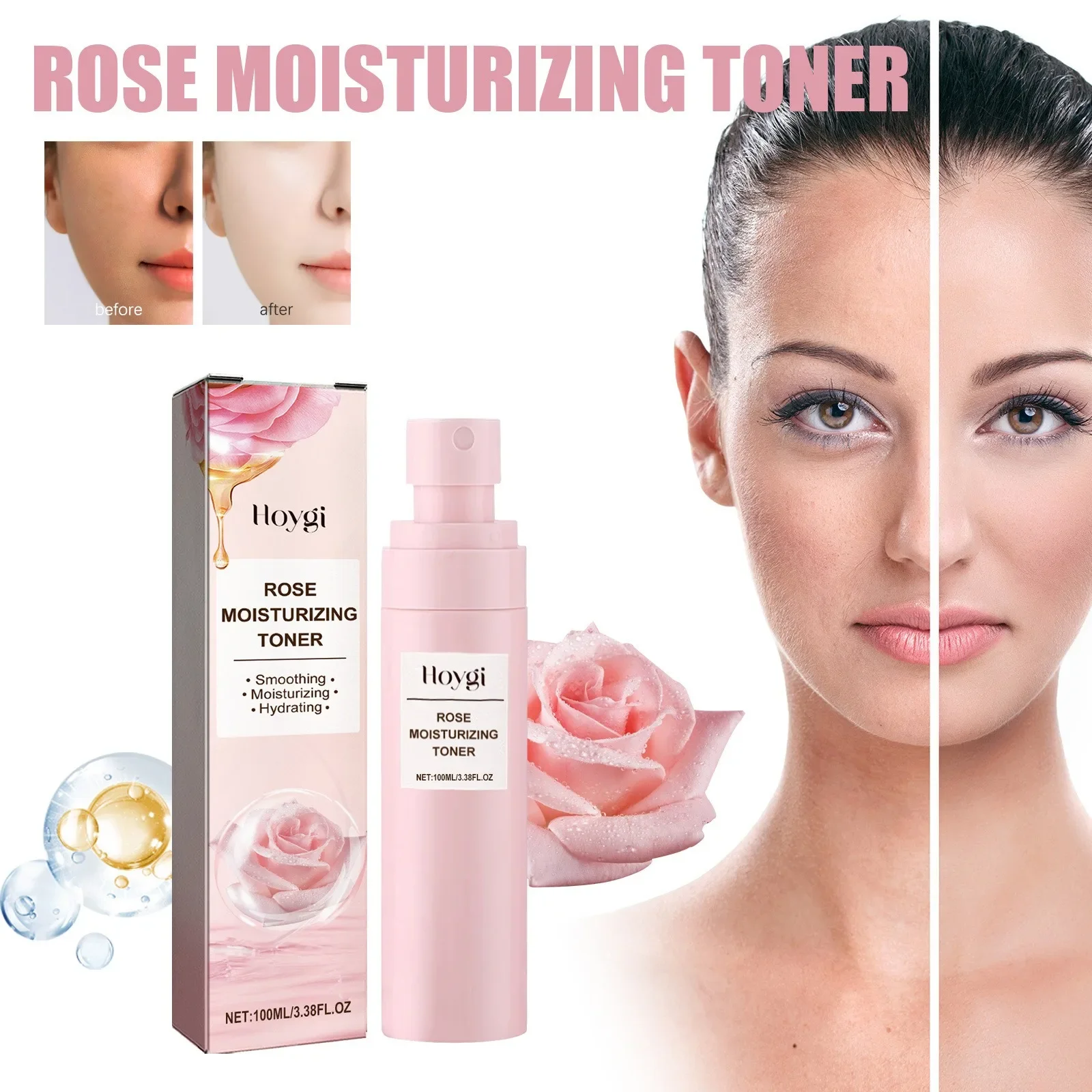 Spray do twarzy z wodą różaną, – Rose Water Spray recenzja i cena